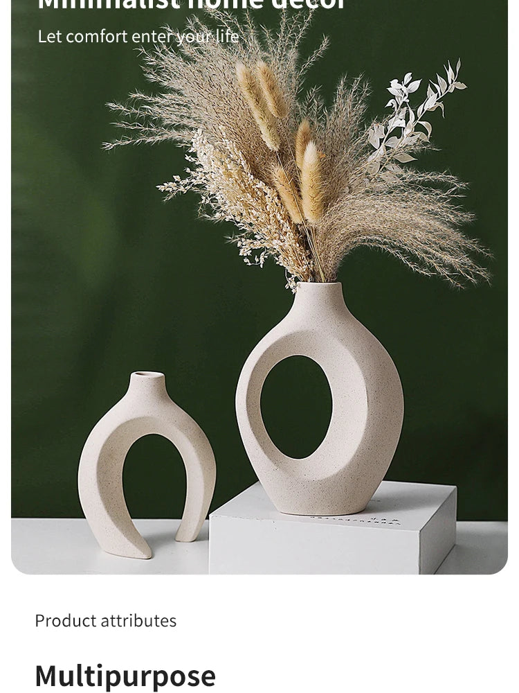 European Style White Plastic Vessel Set