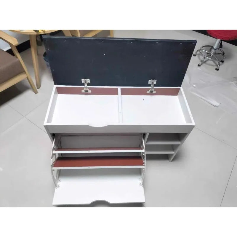 Soft Cushion Flip Top Entryway Shoe Storage Bench