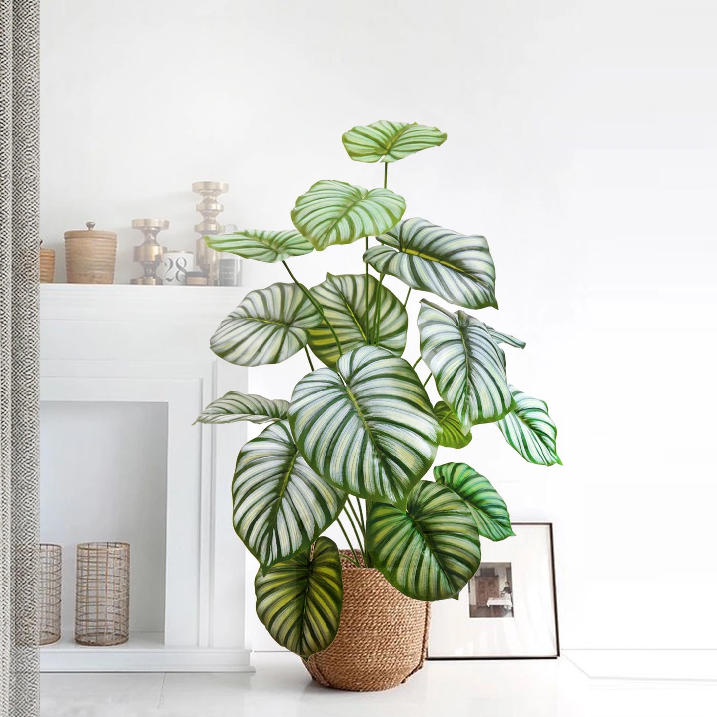 Silk Artificial Monstera Pothos Leaf Indoor Plant