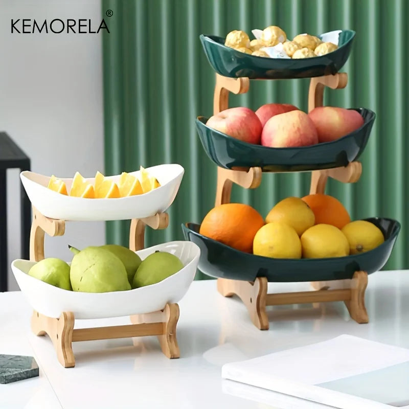 Modern 2-3 Layer Fruit Snack Candy Serving Stand