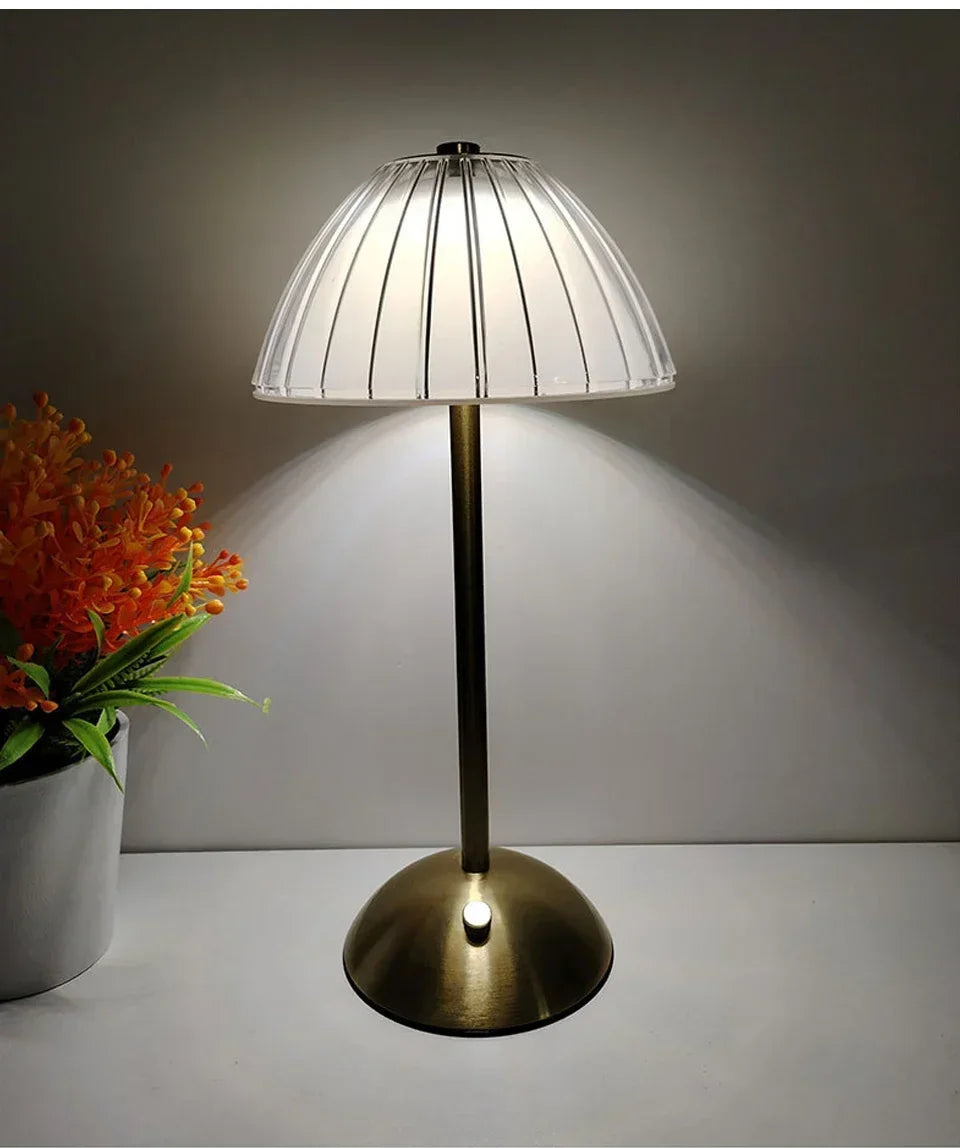 Rechargeable Touch Crystal Dimmable Night Lamp