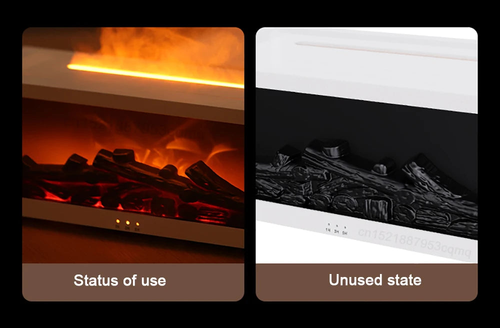 Flame Aroma Diffuser — Relaxing Flame Effect With LED Light & Auto Shut Off