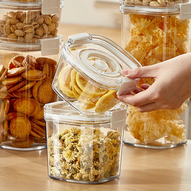 Electric Vacuum Seal Airtight Coffee Bean Storage Container