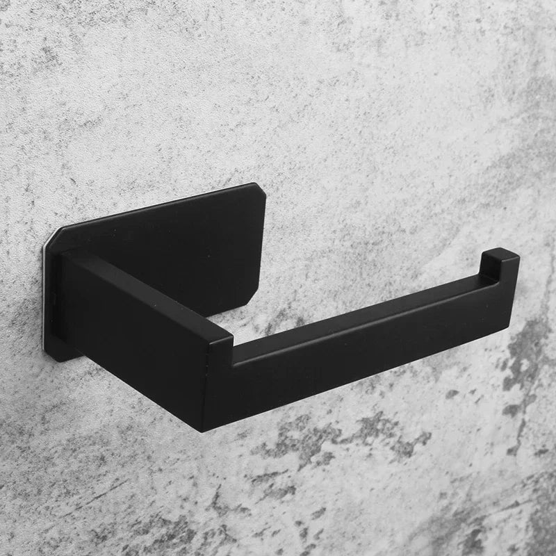 No Drill Stainless Steel Wall Mounted Tissue Holder