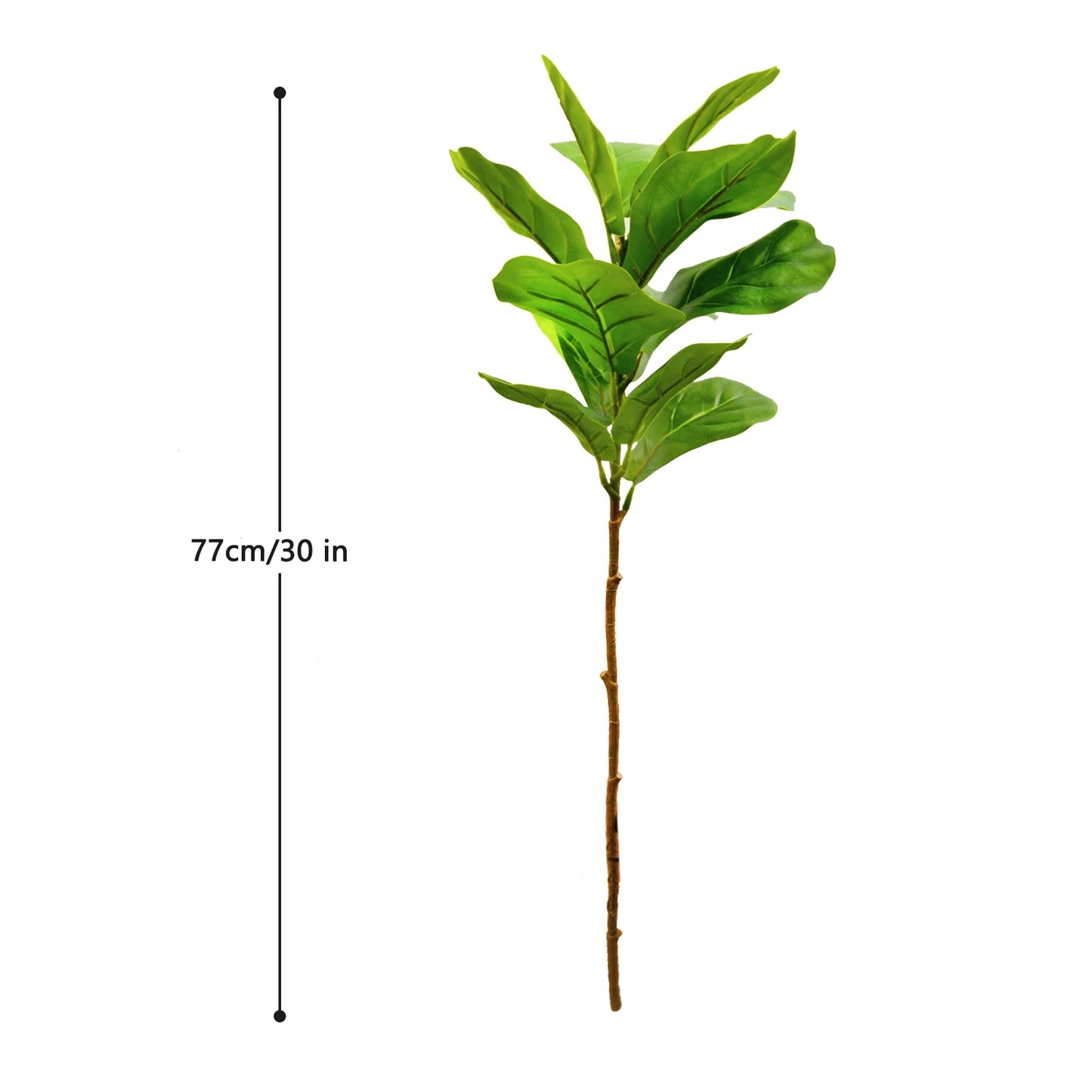 Realistic Silk Artificial Fiddle Leaf Fig Indoor Plant