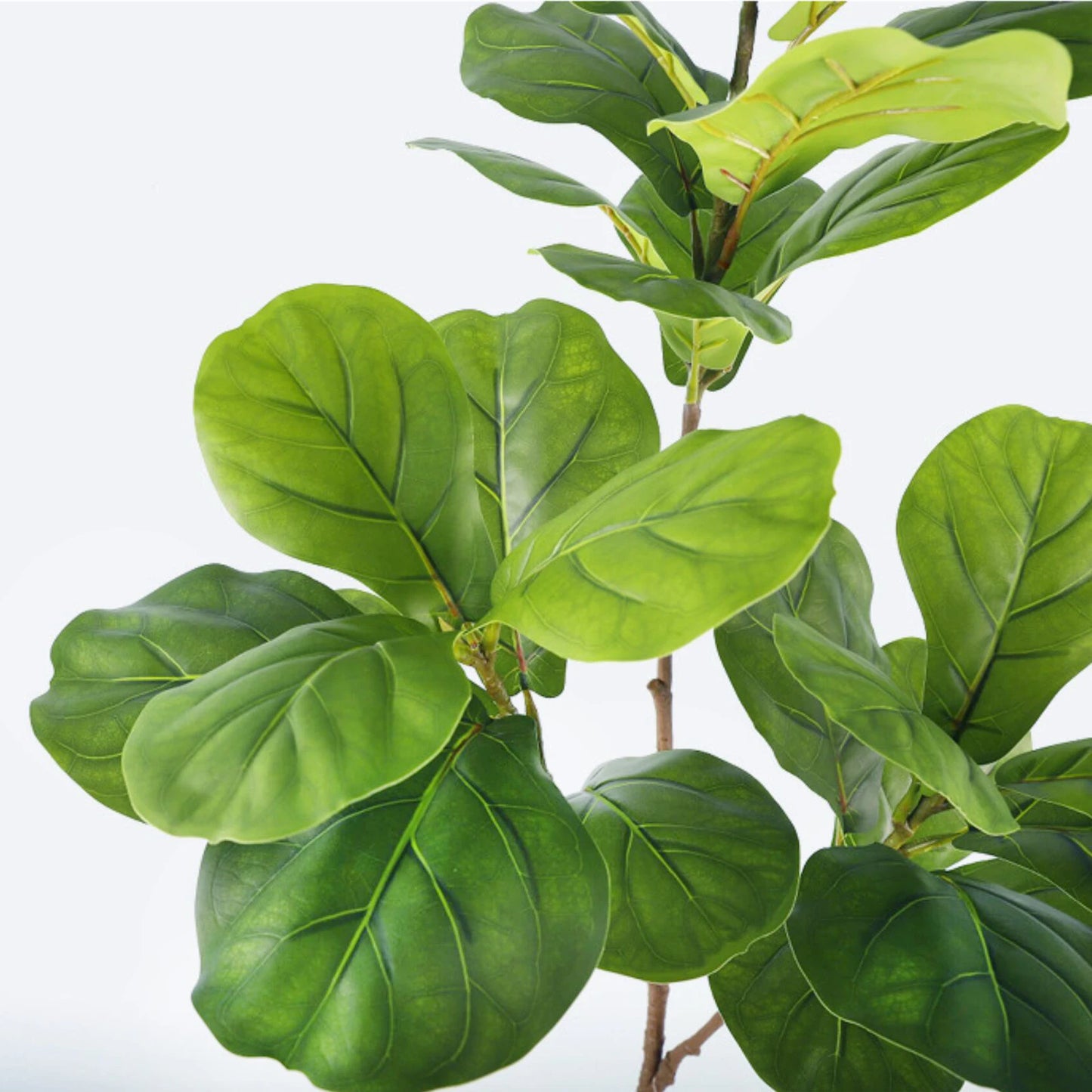Realistic Silk Artificial Fiddle Leaf Fig Indoor Plant