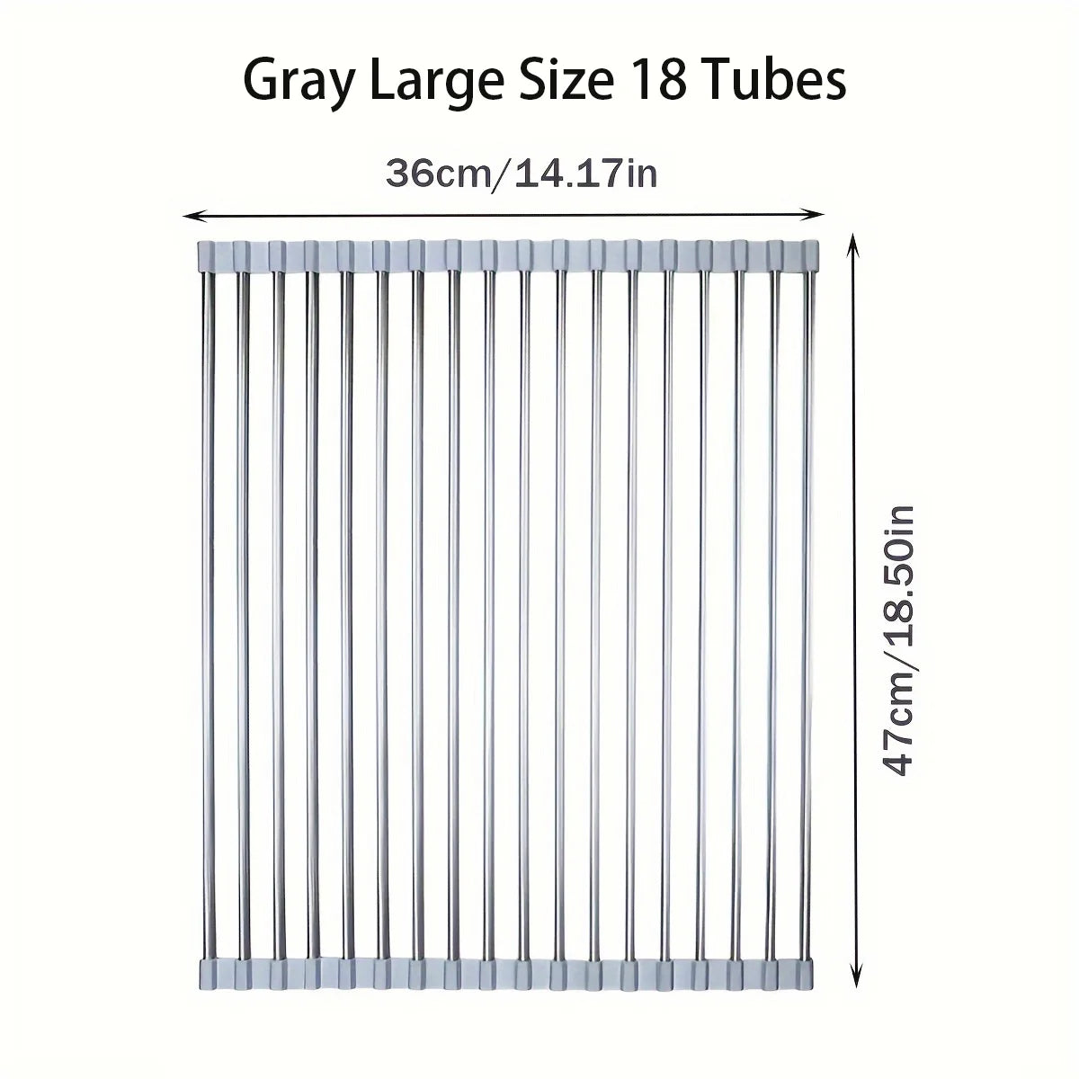 Foldable Stainless Steel Sink Drying Drain Rack