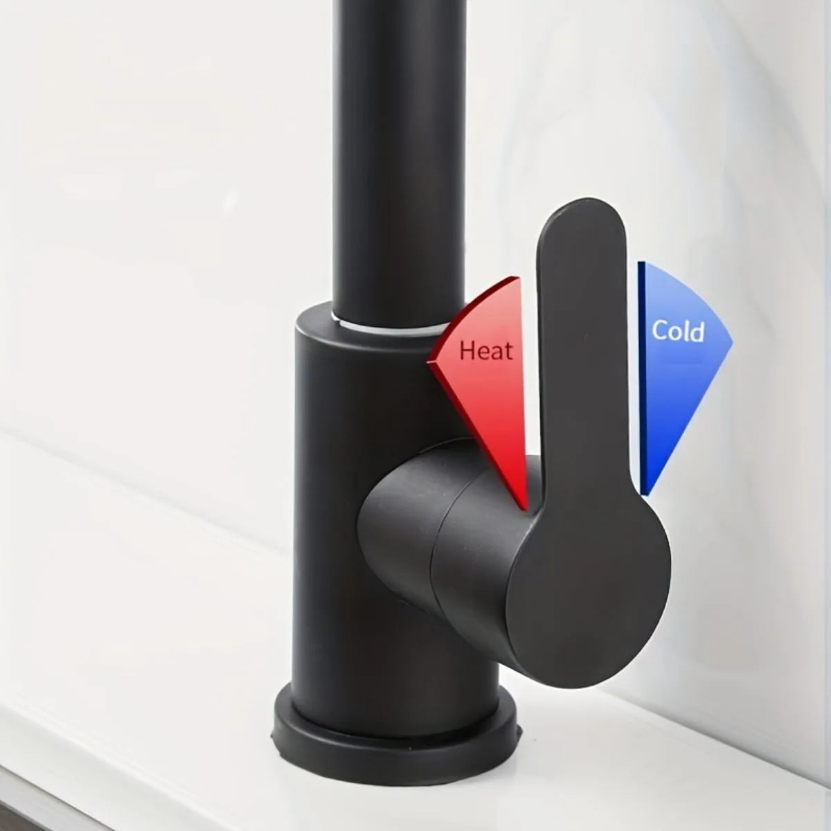 Single Handle Stainless Steel Pull Down Kitchen Faucet