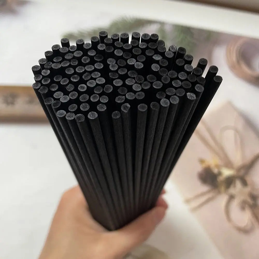 Black Fiber Rattan Reed Diffuser Aromatherapy Sticks