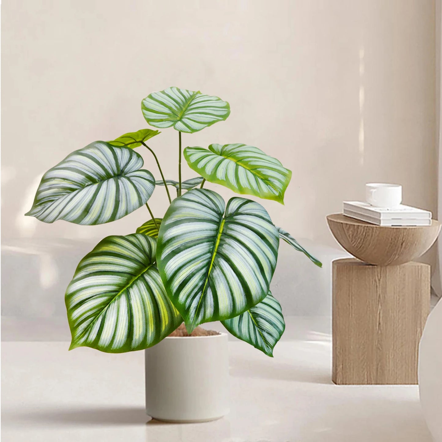 Silk Artificial Monstera Pothos Leaf Indoor Plant