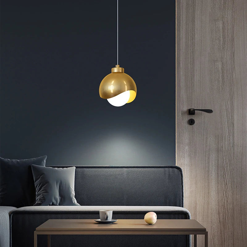 Nordic Glass Cord Pendant Lamp