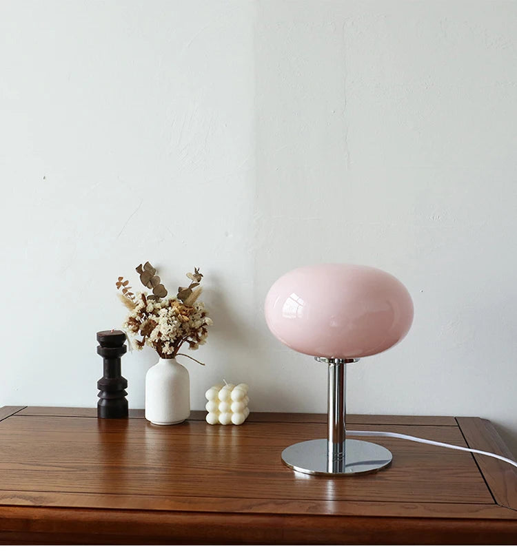 Macaron Glass Trichromatic Dimmable Table Lamp