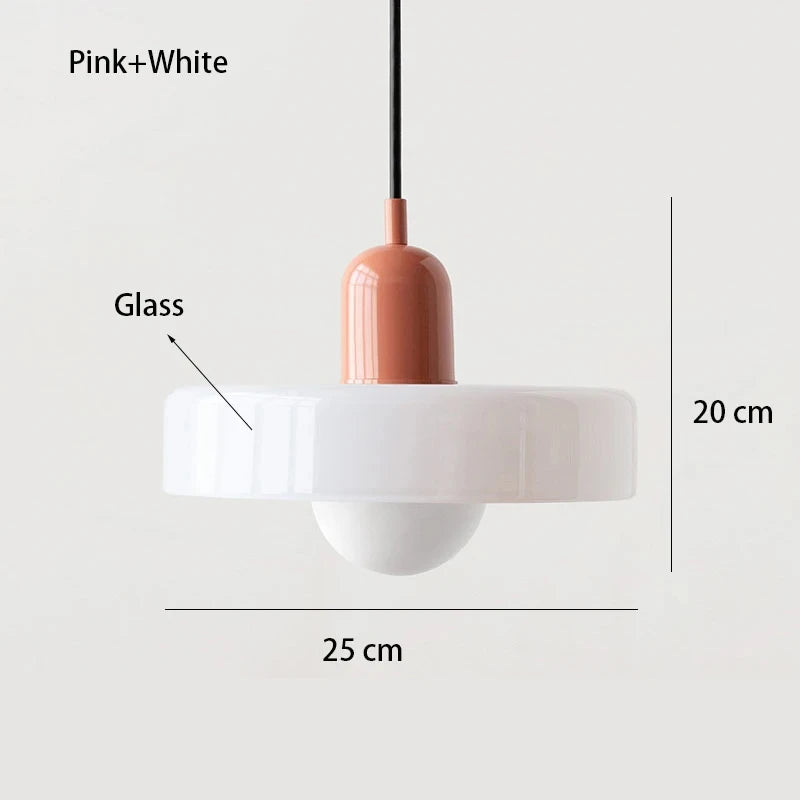 Bauhaus Nordic Glass Chandelier