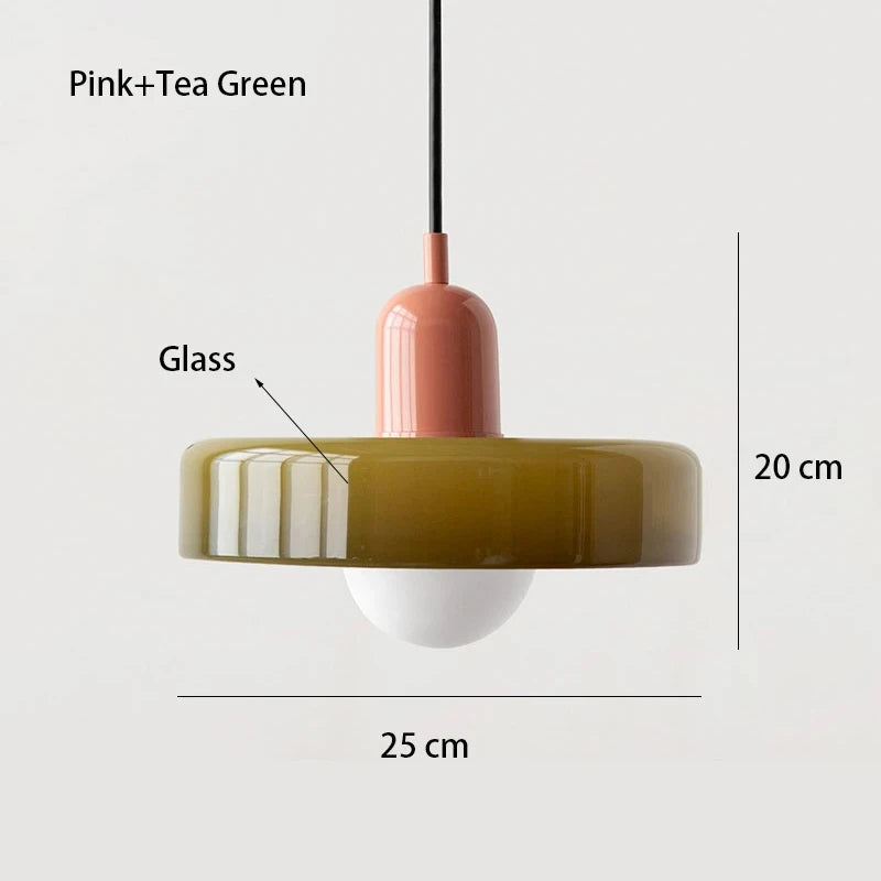 Bauhaus Nordic Glass Chandelier