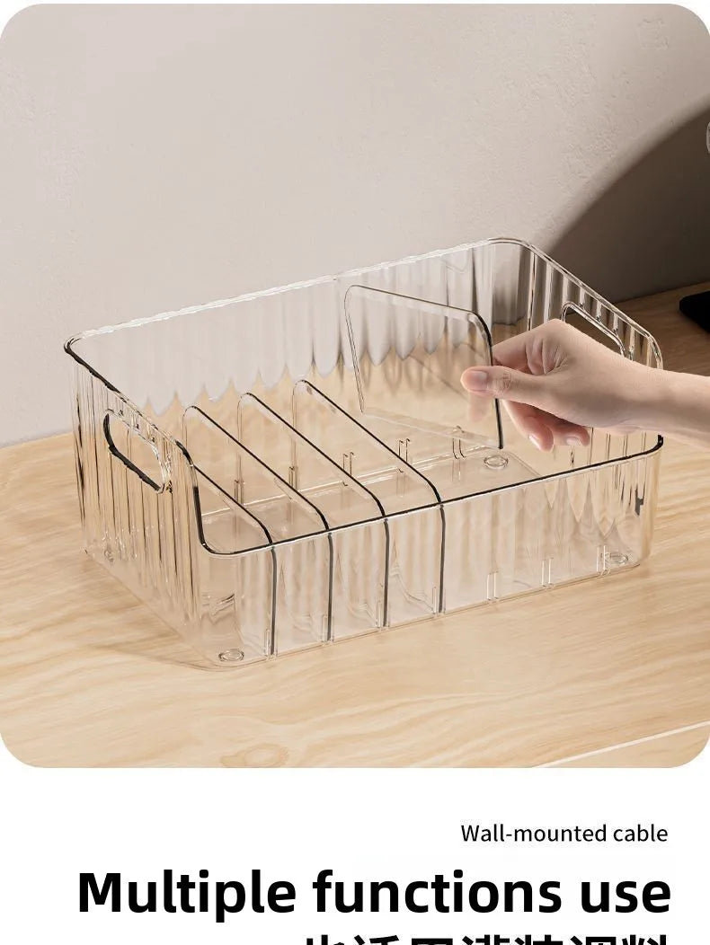Transparent Multi Compartment Countertop Spice Rack