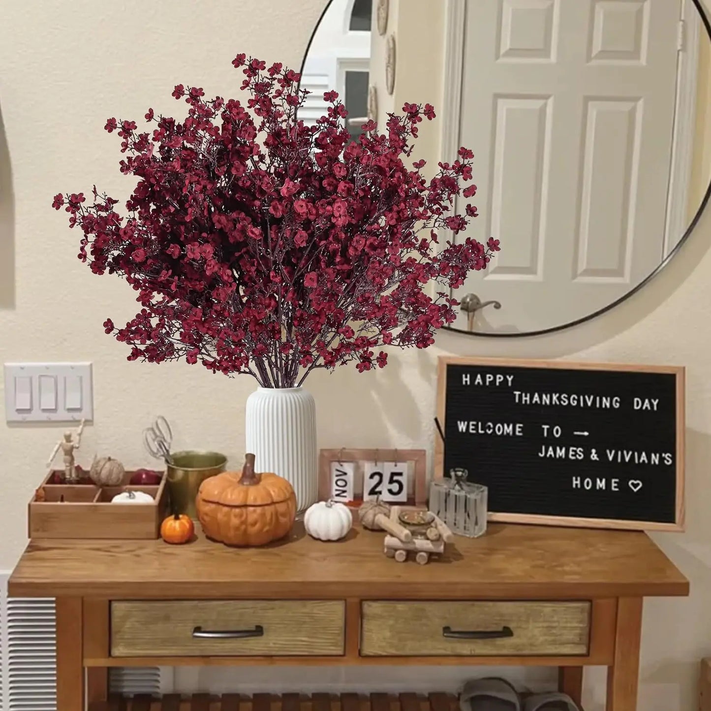 Silk Artificial Cherry Blossom Bouquet
