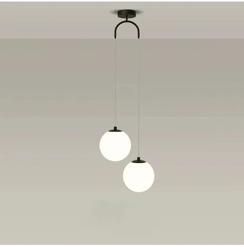Nordic Glass Cord Pendant Lamp
