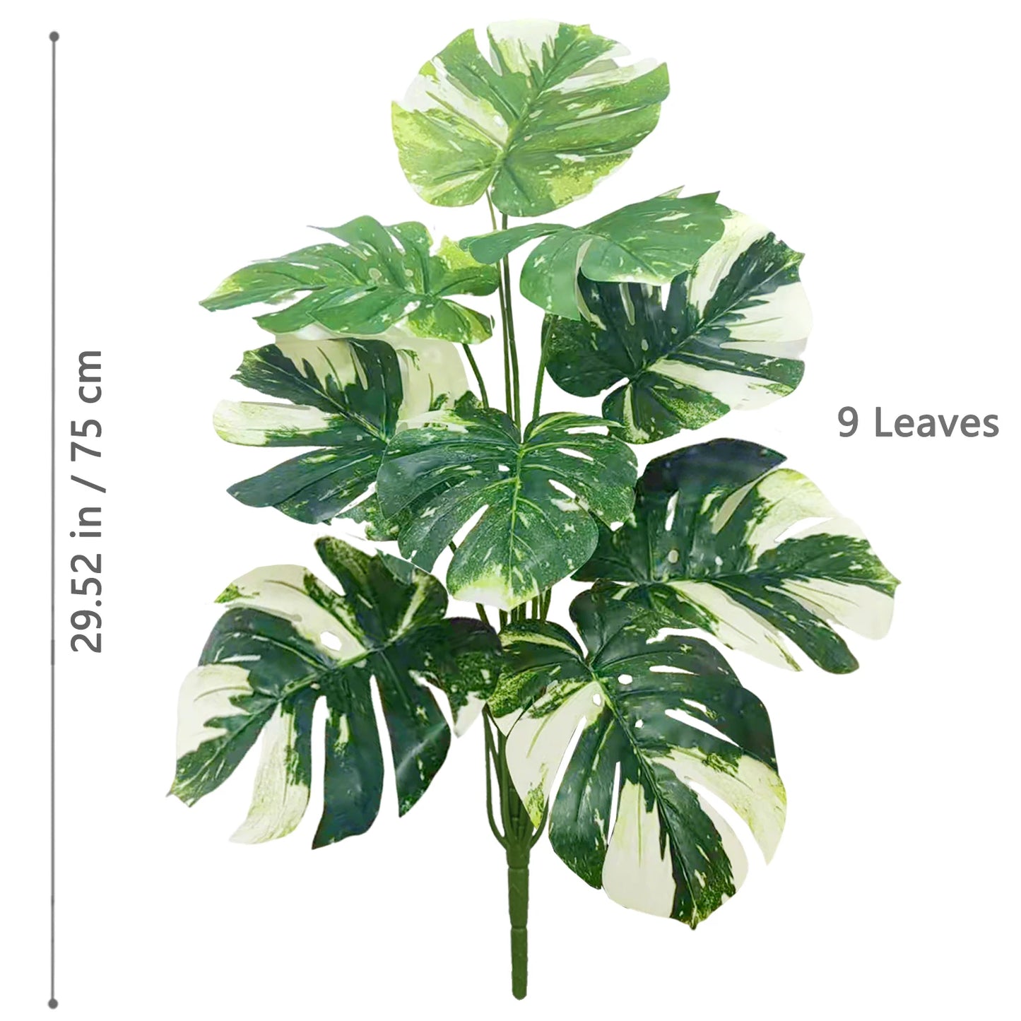 Silk Artificial Monstera Pothos Leaf Indoor Plant