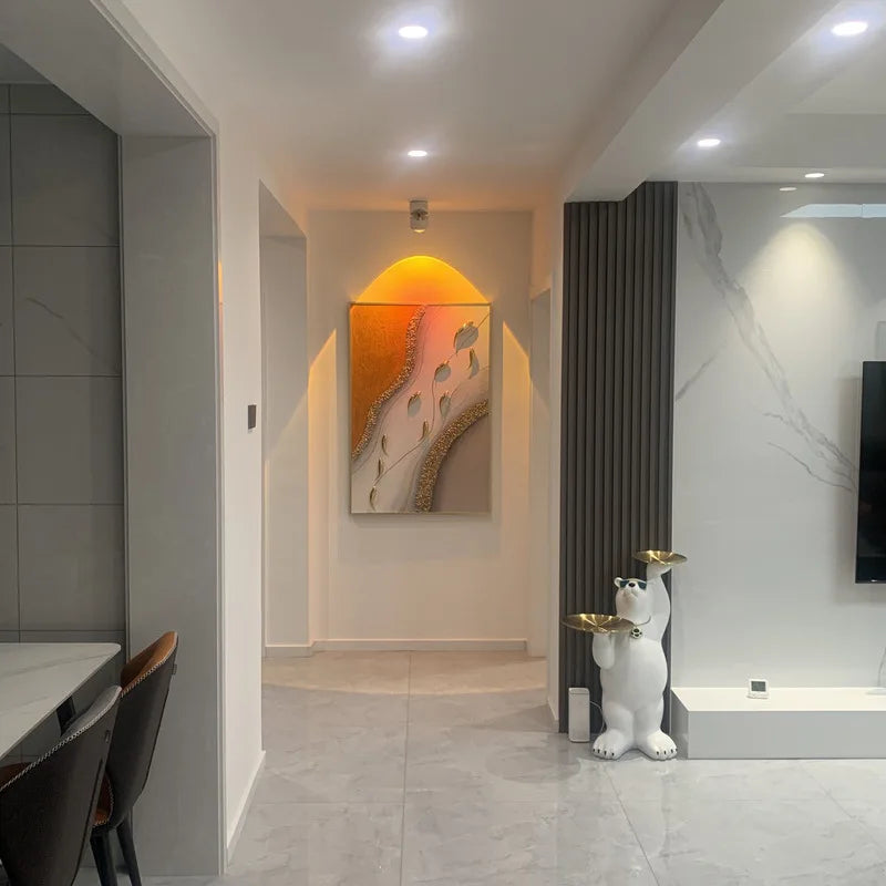 LED Sunset Lamp - Adjustable Angle Ceiling Spotlight | Modern Surface Mounted Light