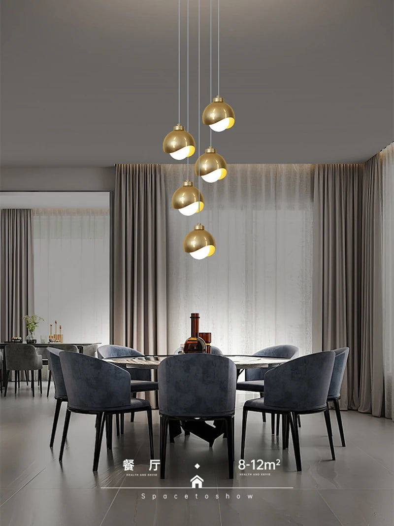 Nordic Glass Cord Pendant Lamp