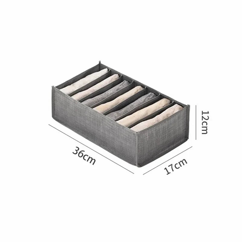 Foldable Canvas Closet Clothes Storage Organizer Bin