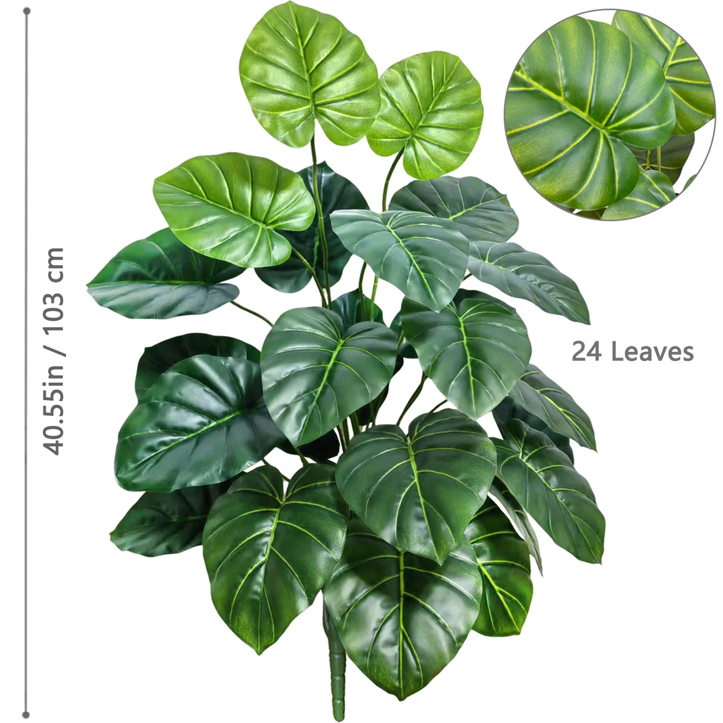 Silk Artificial Monstera Pothos Leaf Indoor Plant