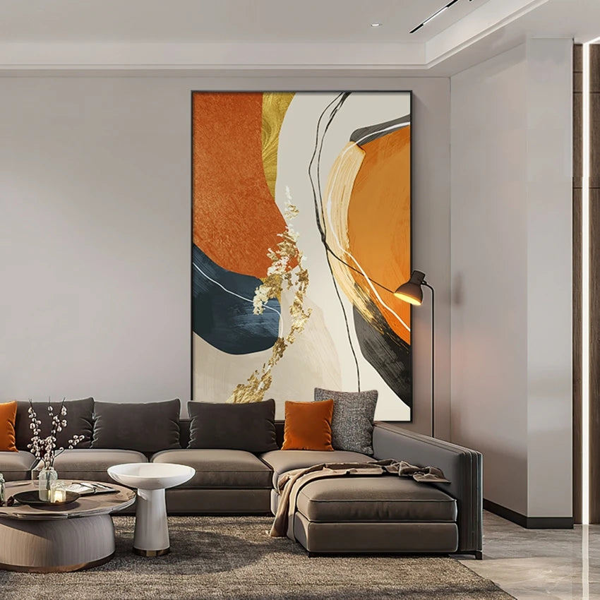 Handmade Abstract Oil Painting Unframed Canvas Wall Art