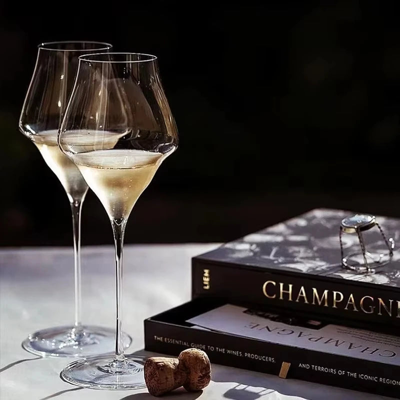 Crystal Wine Glass | Josephinen Style Luxury Handmade Flawless Champagne Cup 0.5mm Thin
