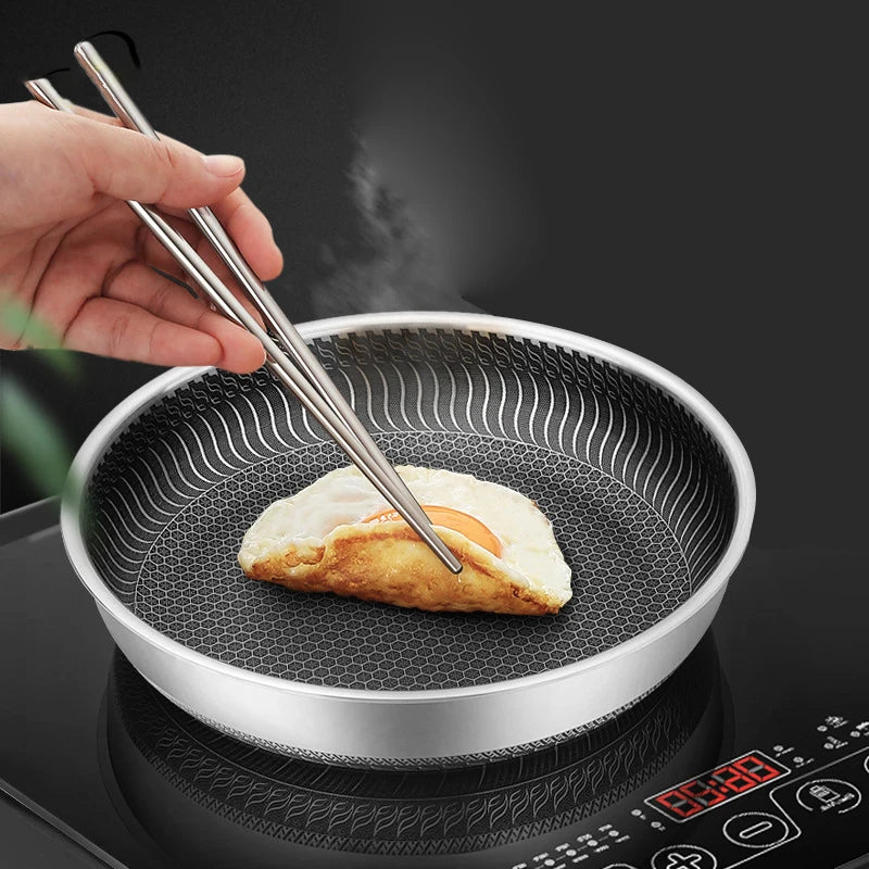 316L Stainless Steel Tri-Ply Non-Stick Frying Pan