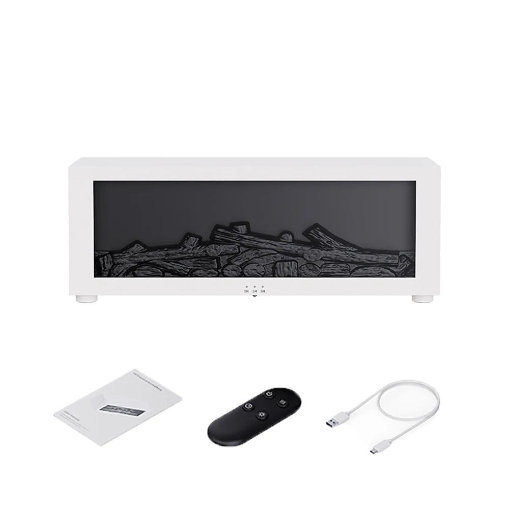Flame Aroma Diffuser — Relaxing Flame Effect With LED Light & Auto Shut Off