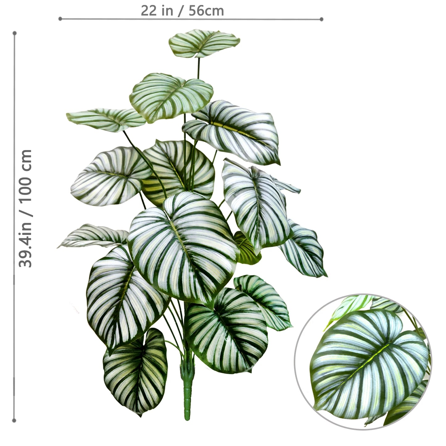 Silk Artificial Monstera Pothos Leaf Indoor Plant