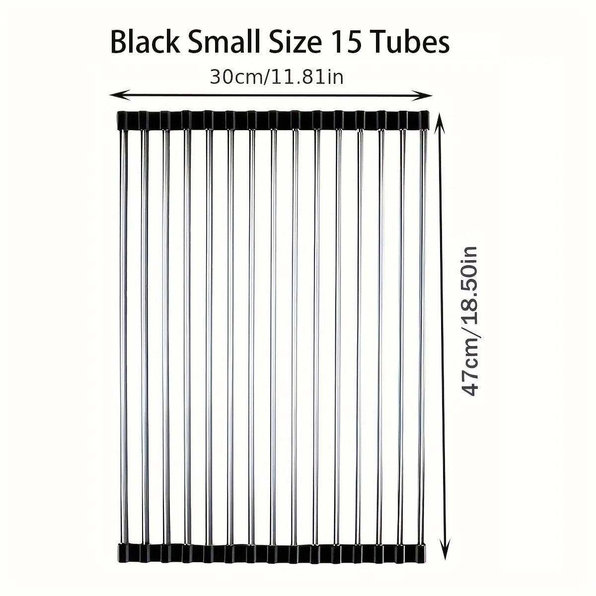 Foldable Stainless Steel Sink Drying Drain Rack