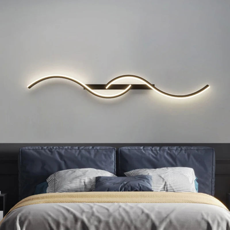 Minimalist Aluminum Bedside LED Up Down Wall Sconce
