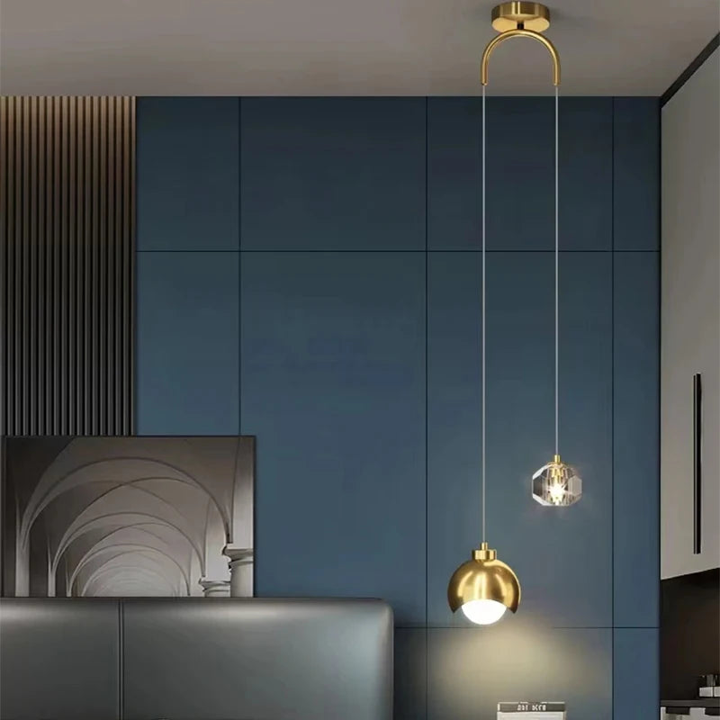 Nordic Glass Cord Pendant Lamp