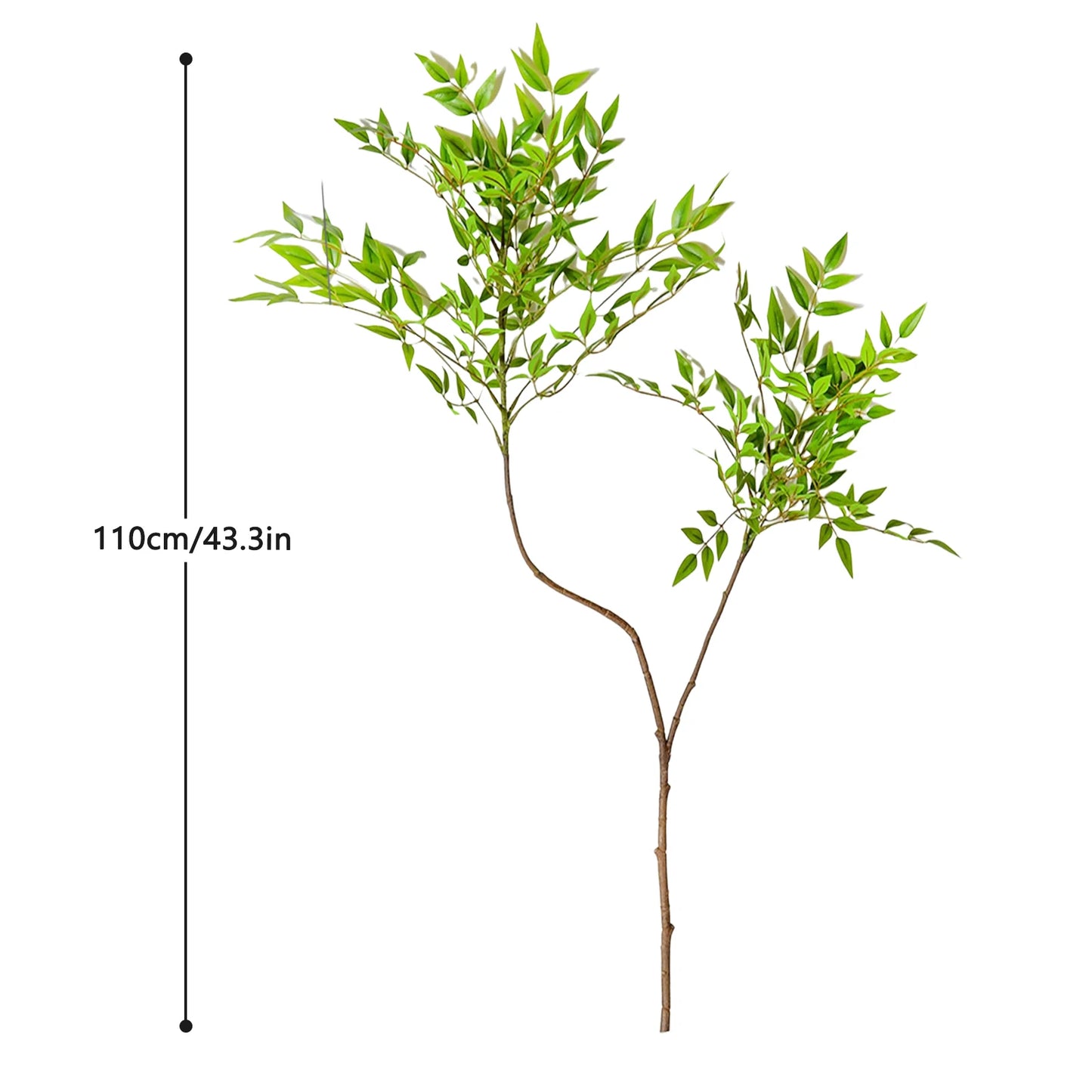 Realistic Silk Artificial Fiddle Leaf Fig Indoor Plant