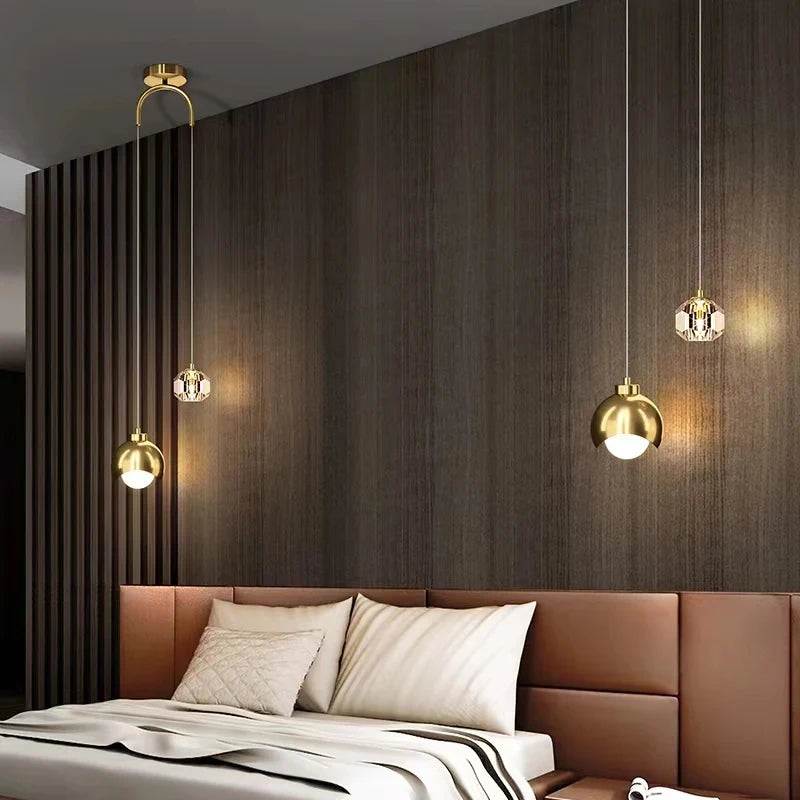 Nordic Glass Cord Pendant Lamp