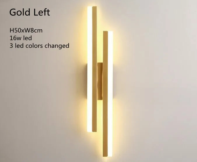 Copper Pipe Acrylic Shade LED Wall Sconce