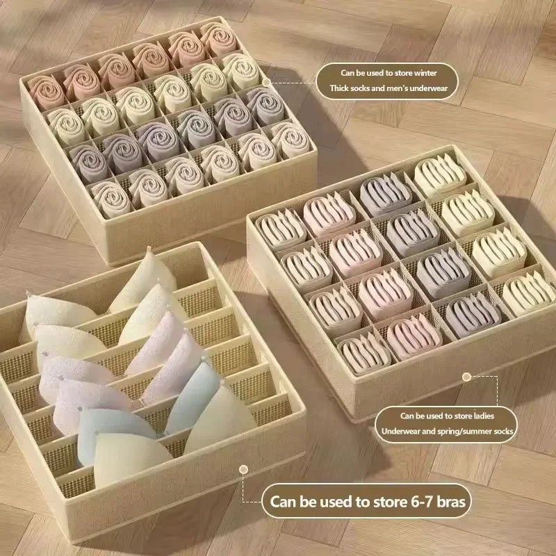 Foldable Underwear Wardrobe Drawer Storage Organizer Box