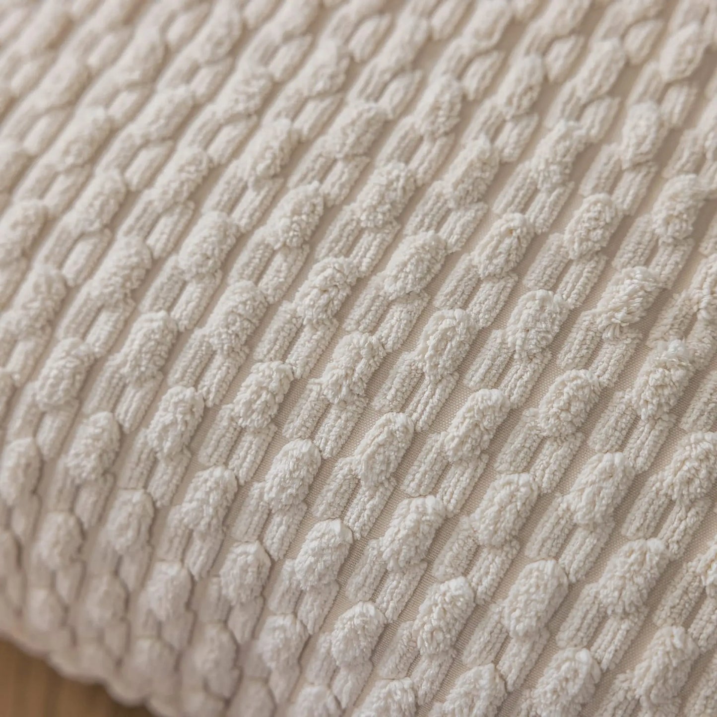 Decorative Pillow Cover — Luxury Woven Cotton Polyester Cushion