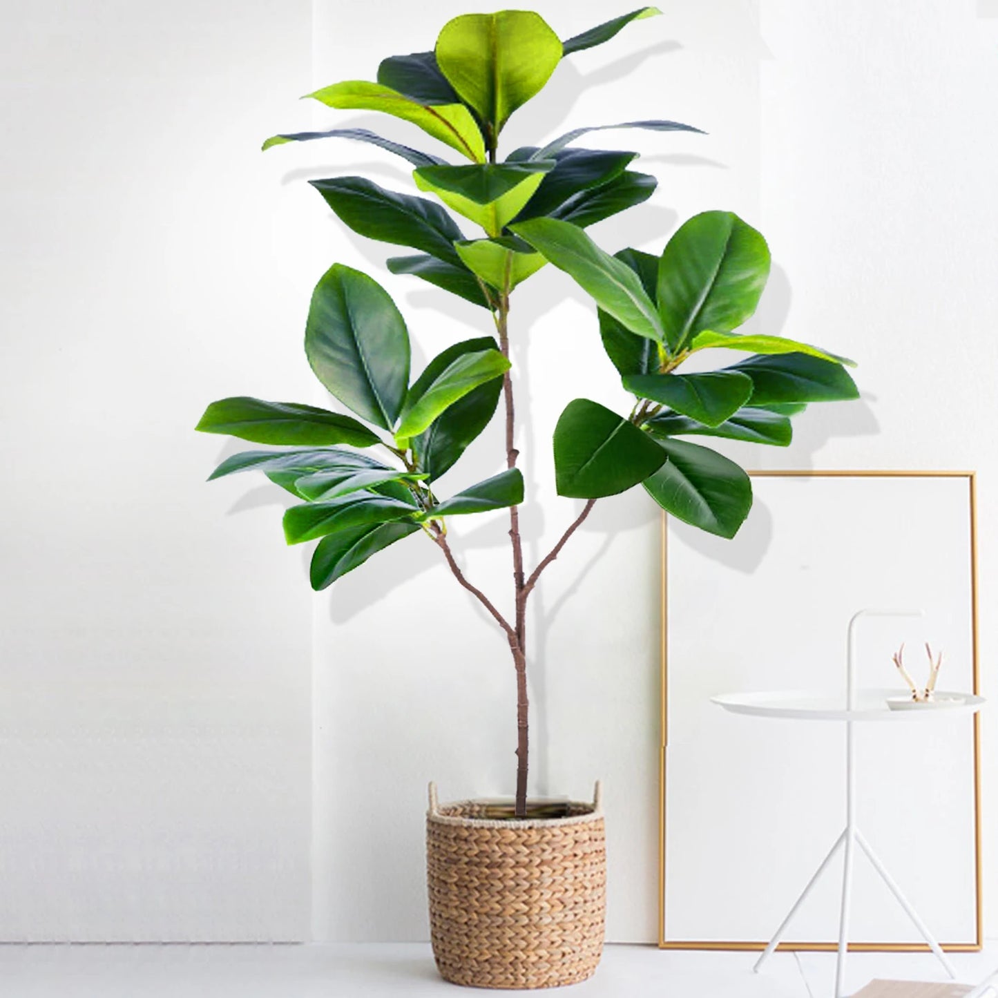 Realistic Silk Artificial Fiddle Leaf Fig Indoor Plant