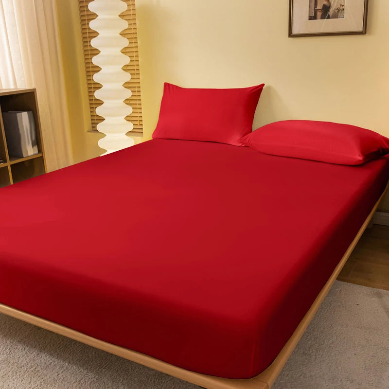 Matte Bed Sheet — Soft, Wrinkle Resistant Solid Color Bedding
