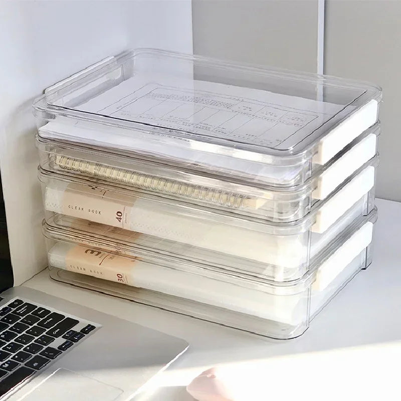 Acrylic Transparent A4 Desktop Paper Organizer