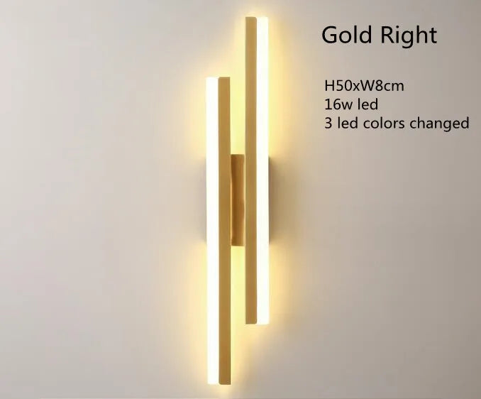 Copper Pipe Acrylic Shade LED Wall Sconce