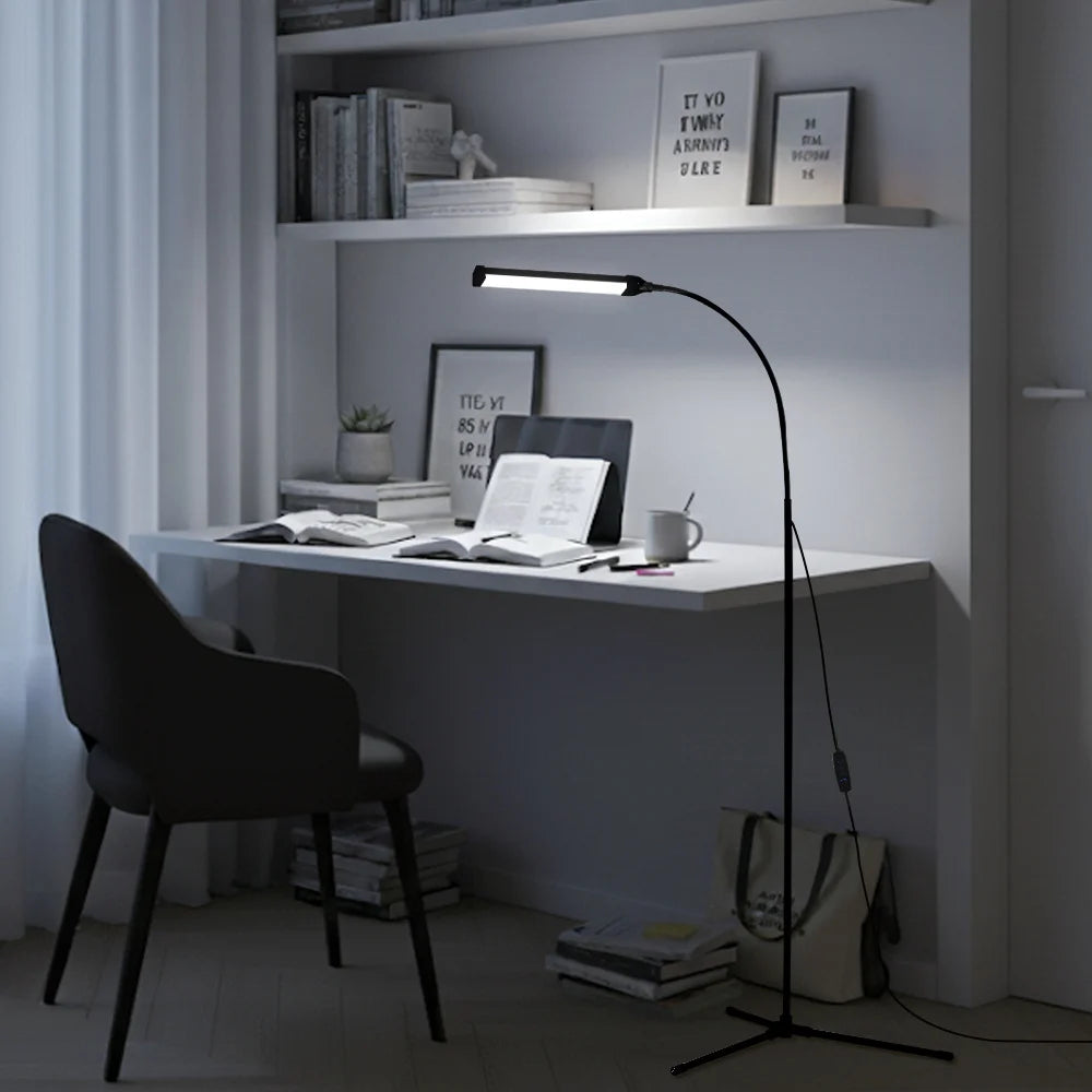 Dimmable USB Gooseneck Floor Lamp
