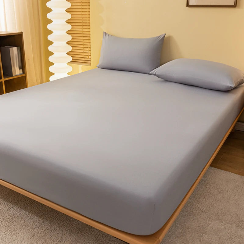 Matte Bed Sheet — Soft, Wrinkle Resistant Solid Color Bedding