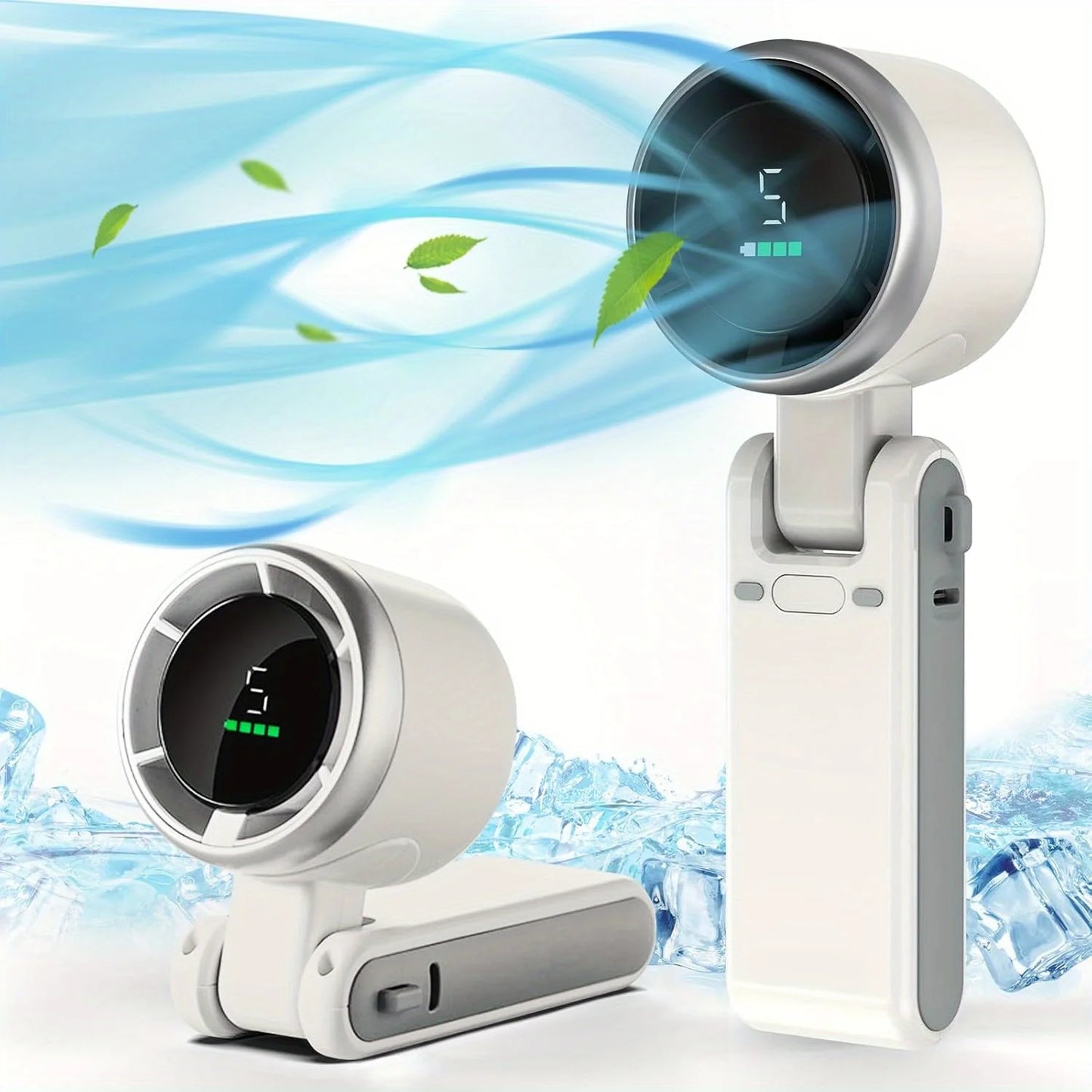 5 Speed Rechargeable 3-in-1 Portable Travel Fan