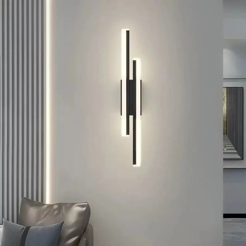 Copper Pipe Acrylic Shade LED Wall Sconce