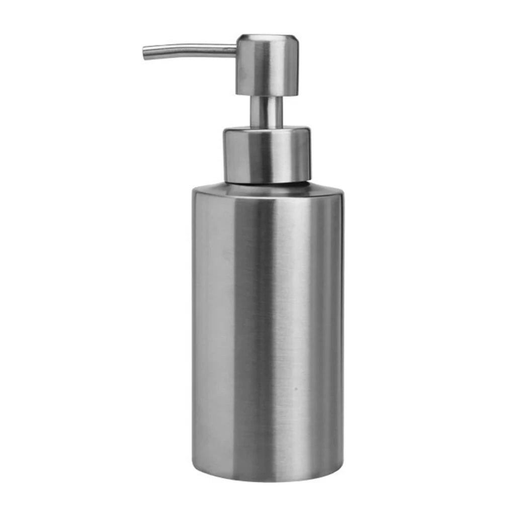 Stainless Steel Dispenser - Portable Hand Soap Pump | Durable Refillable Bottle