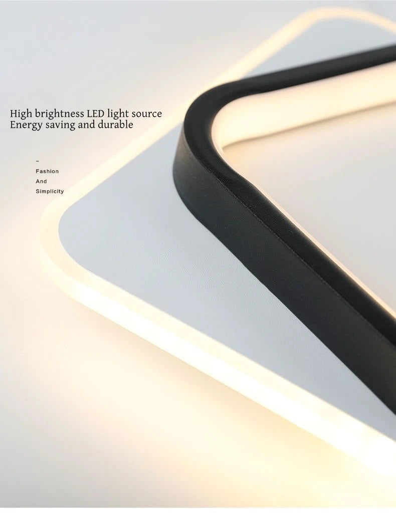 Nordic Metal Acrylic Touch Switch Ceiling Lamp