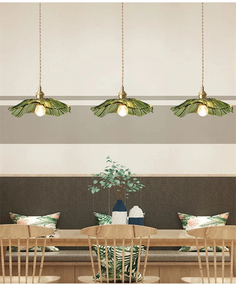 Modern White Glass Bedroom Pendant Lamp